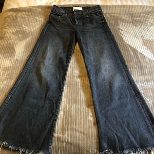 Mother mid rise flare jeans